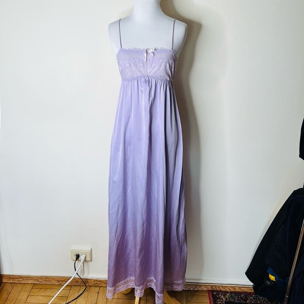 FormFit Lavender Lace Maxi Slip